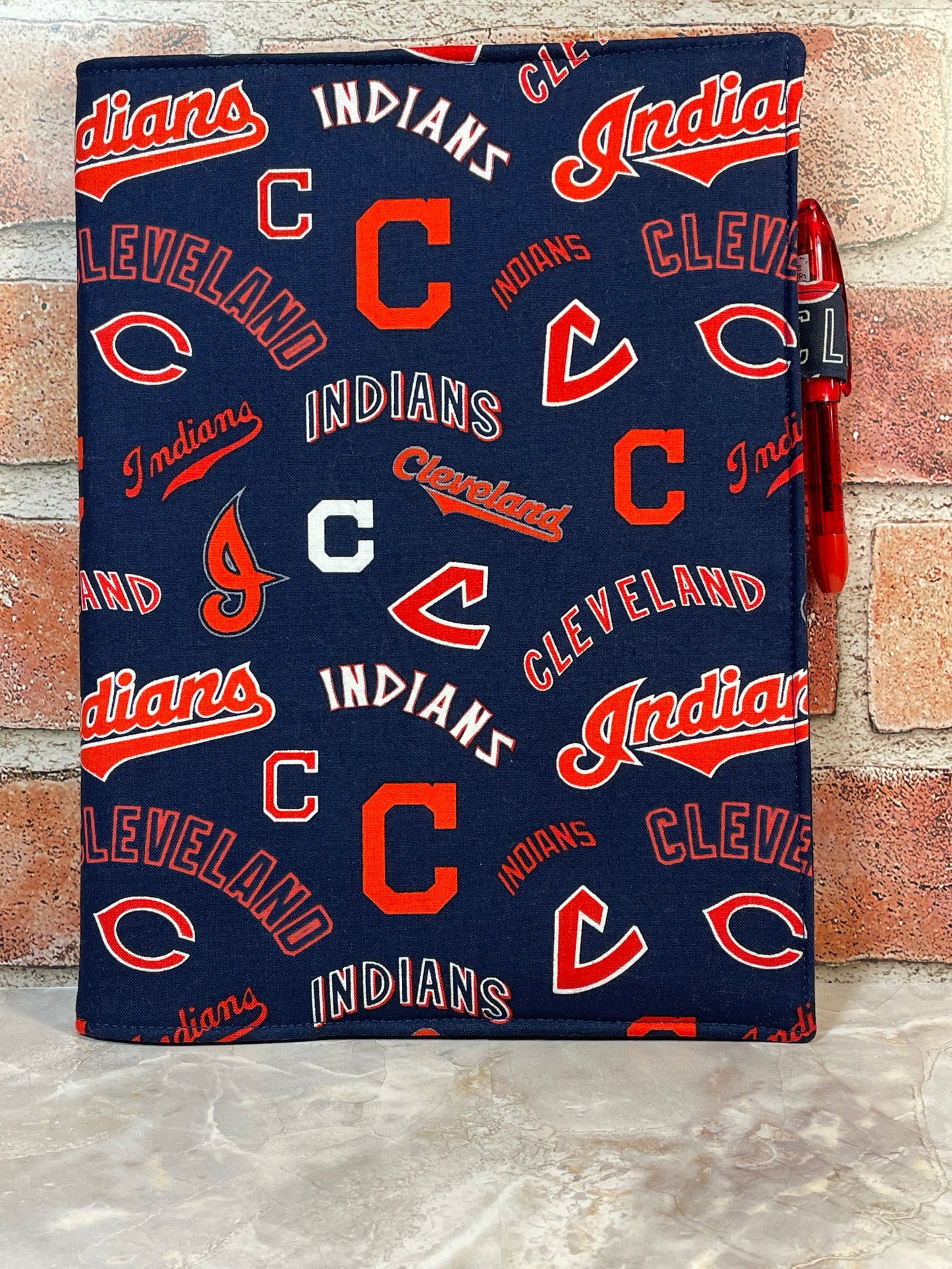 Cleveland Indians Fabric Covered Journal