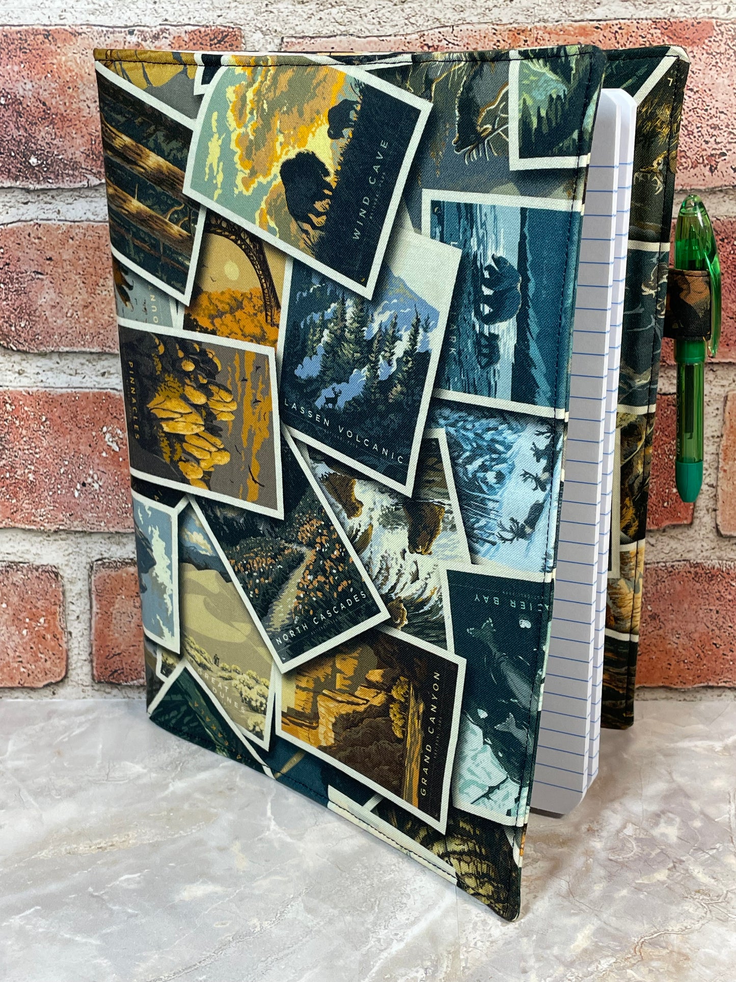National Parks Fabric Covered Journal
