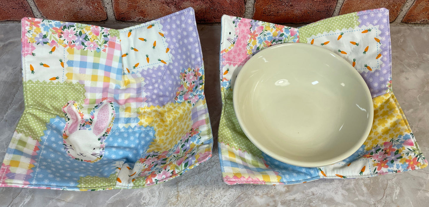 Pastel Easter Print Microwave Bowl Cozy
