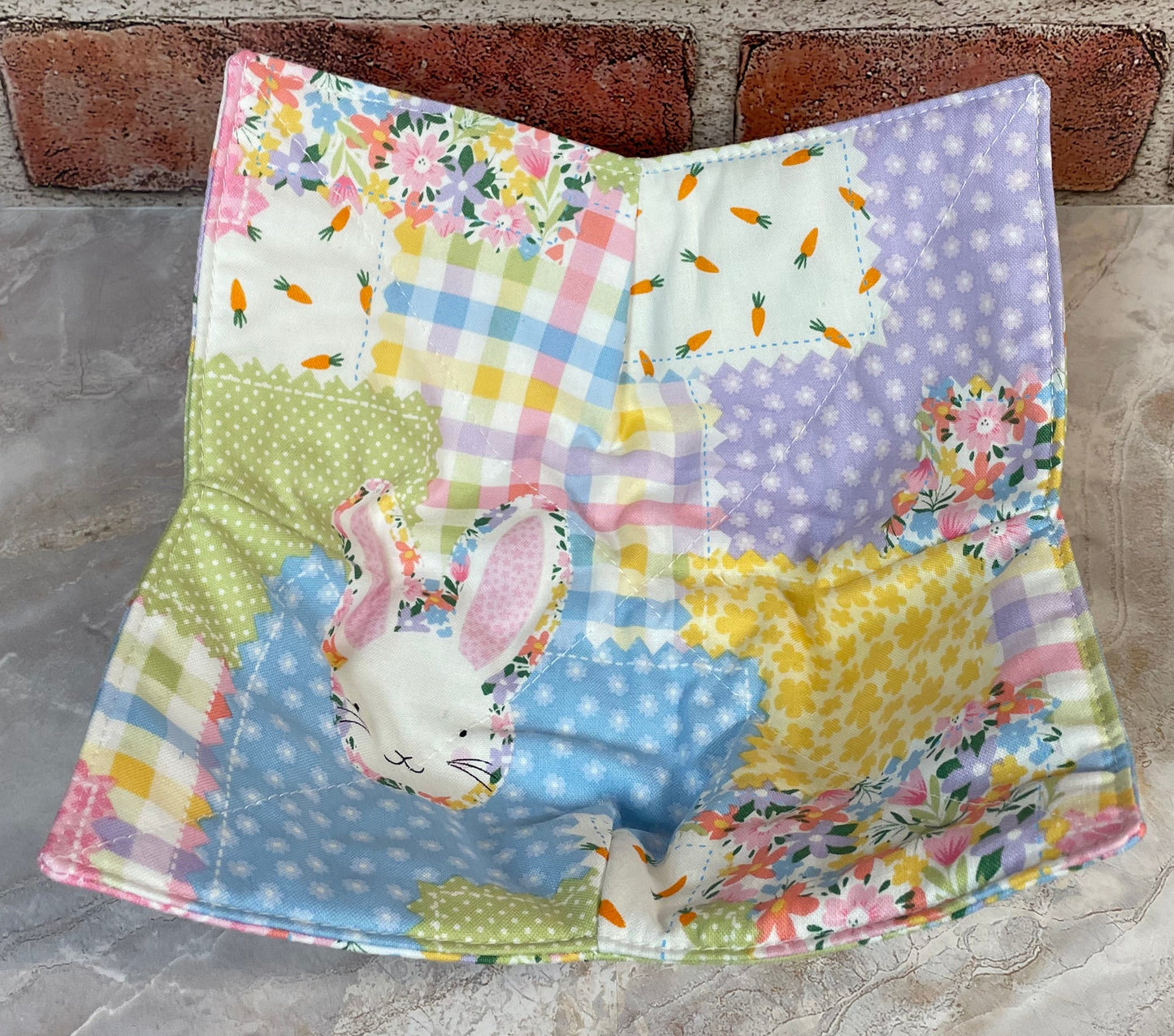 Pastel Easter Print Microwave Bowl Cozy