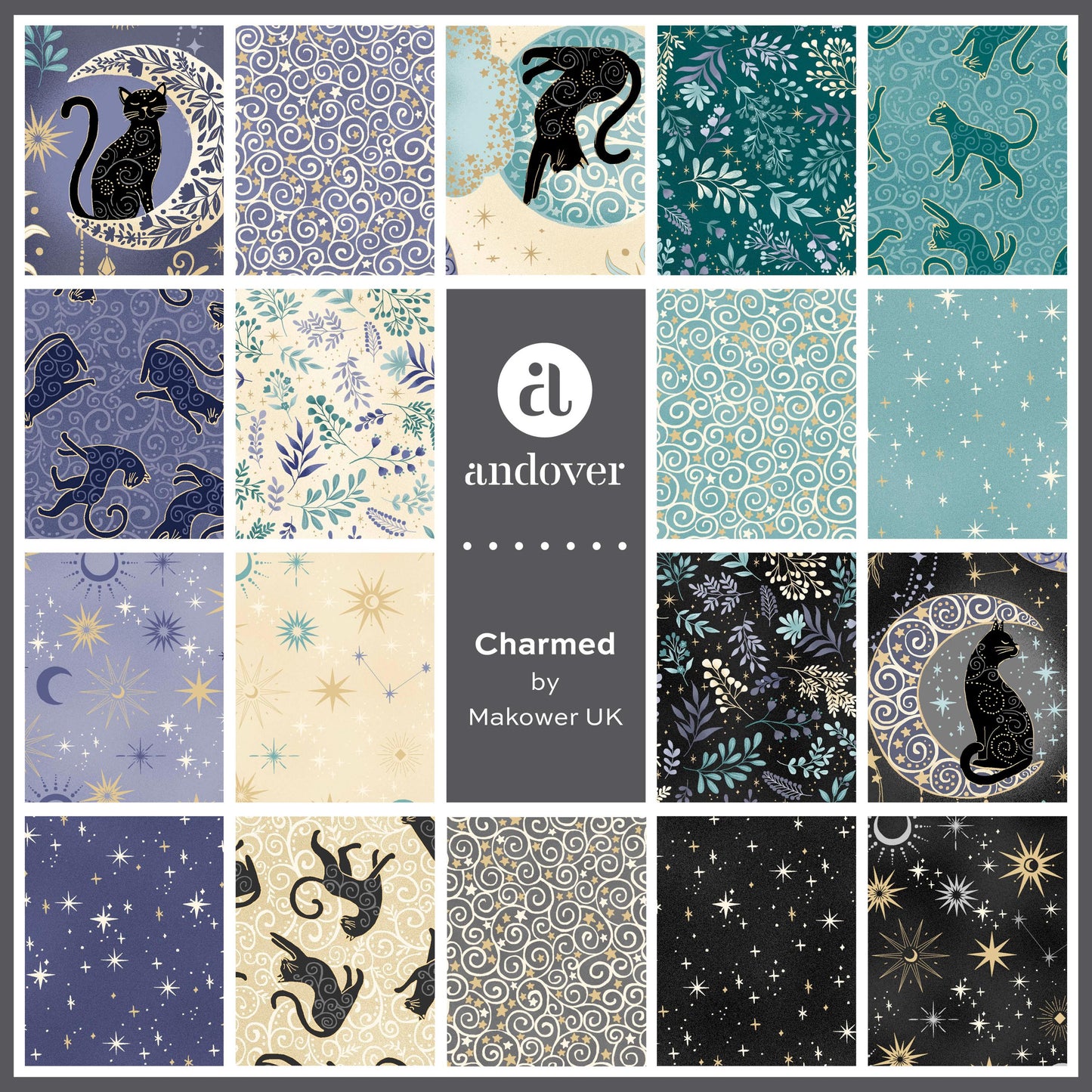 Twilight Cream Charmed by Makower UK