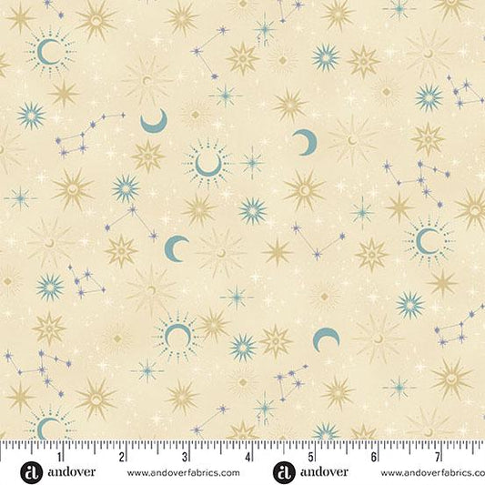 Galaxy Cream Charmed by Makower UK