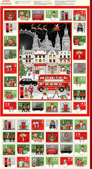 London Advent Calendar Makower UK