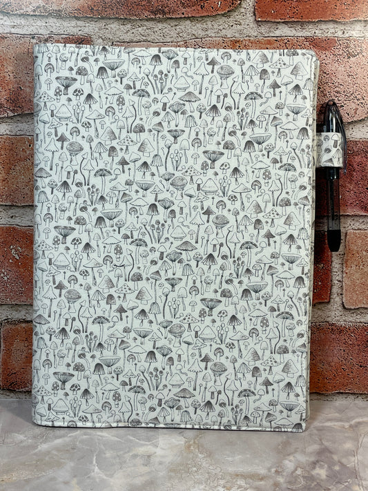 Mini Mushroom Fabric Covered Journal