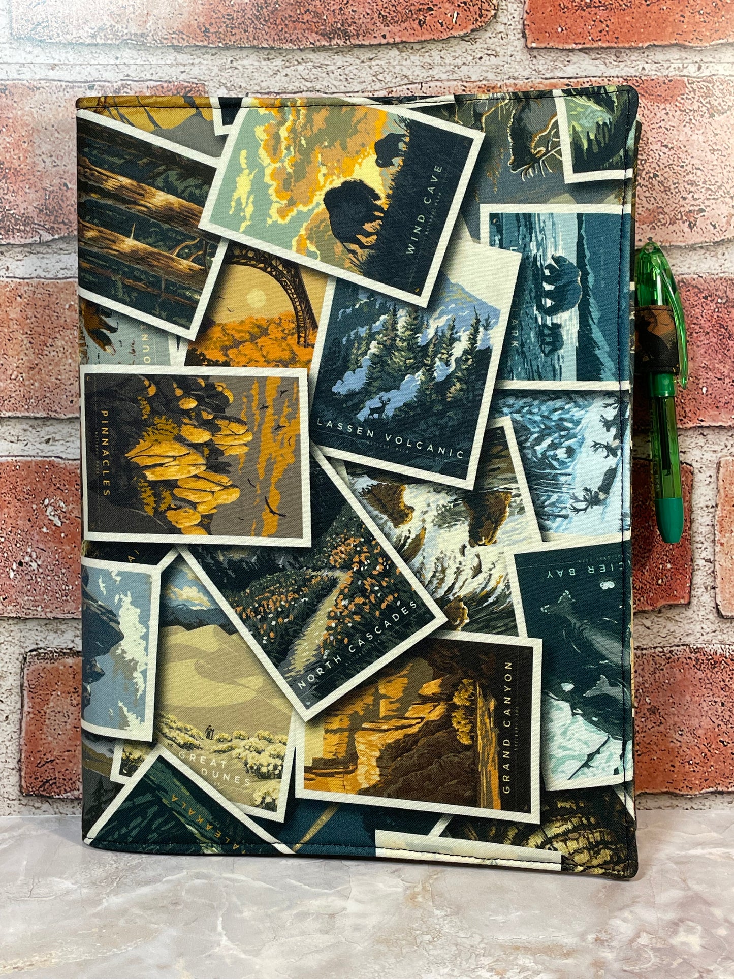 National Parks Fabric Covered Journal